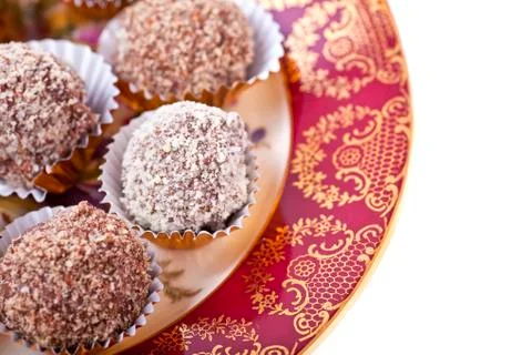 Fancy truffles Stock Photos