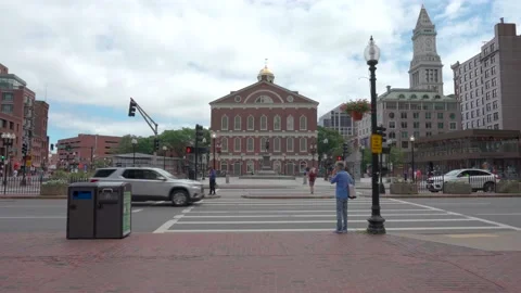 Faneuil Hall Stock Footage 135272710