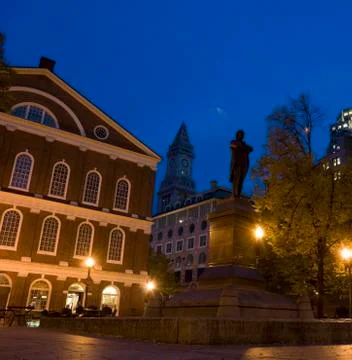 Faniel Hall in Boston Stock Photos