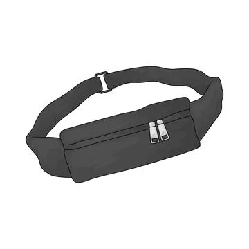 Fanny Pack illustration Stock Illustration