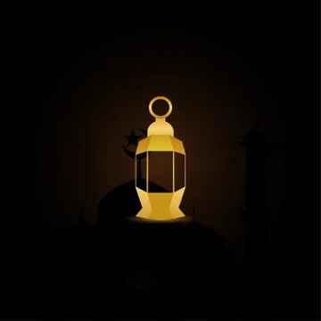 Fanoos lantern graphic design vector Stock Illustration