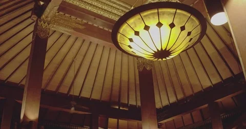 Fans and chandellier Stock Footage 71809332