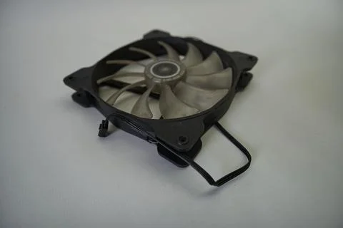 Fans and coolers disassembled for technical maintenance Stock Photos