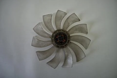 Fans and coolers disassembled for technical maintenance Stock Photos