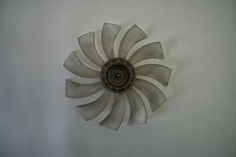 Fans and coolers disassembled for technical maintenance Stock Photos