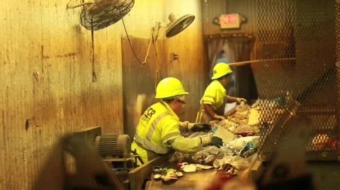 Fans and Trash Sorters 動画素材 594434