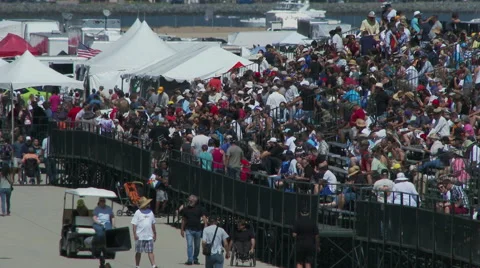 Fans in bleachers Stock Footage 49638001