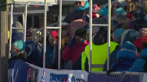 The fans cheering their teams Stock Footage 156277596