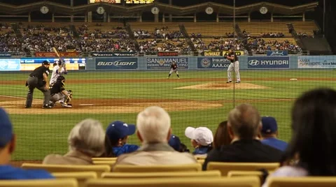 Fans Dodger Studium Video stock 41476969