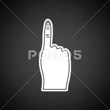 foam finger icon