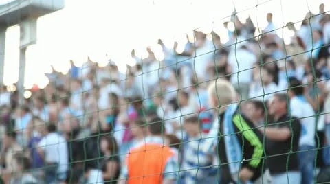 Fans out of focus. Stock Footage 11021018