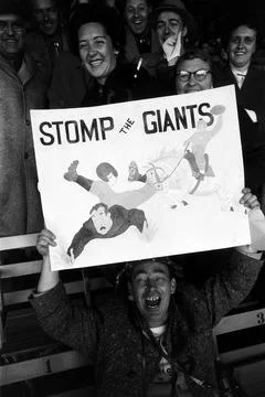 Fans At Yankee Stadium, New York, USA - 09 Nov 1958 Stock Photos