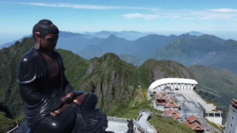 Fansipan budda 2 4k Stock Footage 221969319