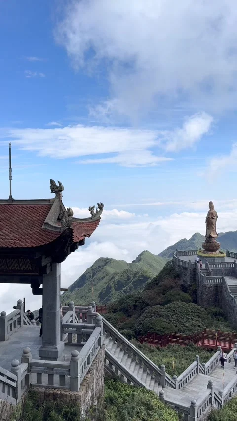 Fansipan Vietnam Stock Footage 323382284