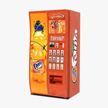 fanta soda machine