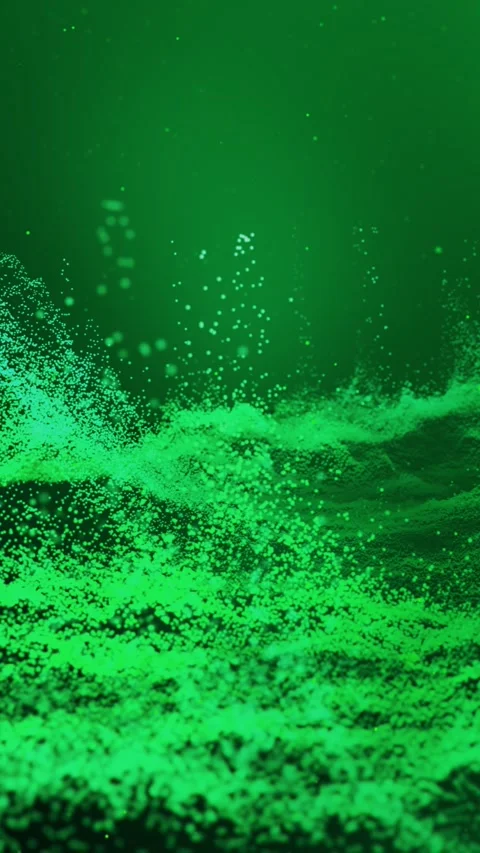 Fantastic 3D particle landscape. Stock Footage 240726338