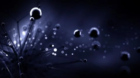 Fantastic, abstract, black, space background. 3d illustration, 3d rendering. Stockillustratie