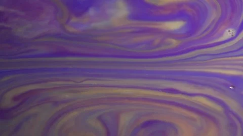 Fantastic abstract paint bubbles moving in slow motion. Chemical reaction of Stock Footage 87233460