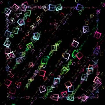 Fantastic abstract square background design Stock Illustration