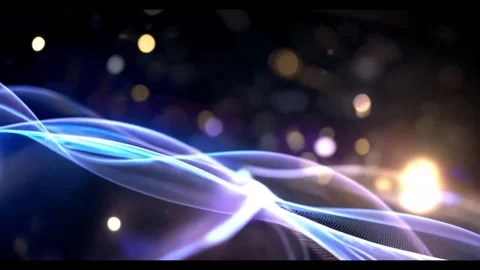 Fantastic animation with wave object in slow motion 4K Stockbeeldmateriaal 305633811