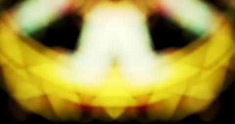 A fantastic background, blurred electro lights playing together. Slow motion. Video stock 146544099