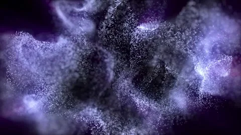 Fantastic Background of Floating Particles. Stock Footage 296529280