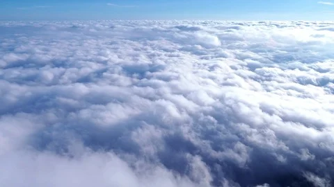 Fantastic bird's eye view of the clouds Stock Footage 84740369