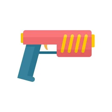 Fantastic blaster icon flat isolated vector イラスト素材