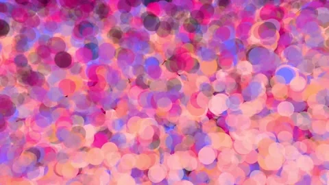 Fantastic Chaotic Background of Moving Particles 02. 4K Stock Footage 271243345