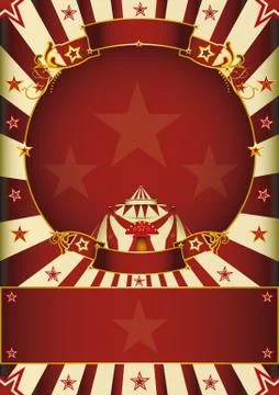 Fantastic circus entertainment Stock Illustration