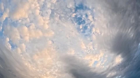 Fantastic cloud movement Stock Footage 245873714