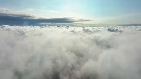 Fantastic clouds in the sky Stock Footage 227112462