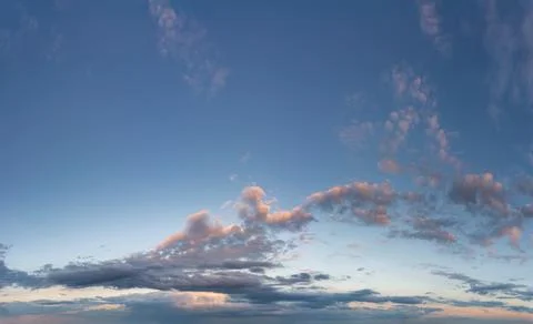 Fantastic clouds at sunrise Stock Photos