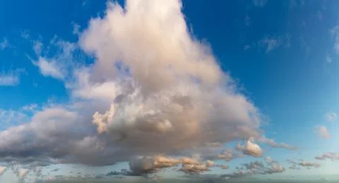 Fantastic clouds at sunrise Stock Photos
