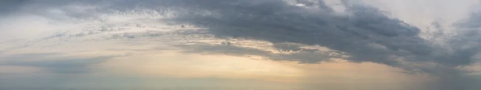 Fantastic clouds at sunrise Stock Photos