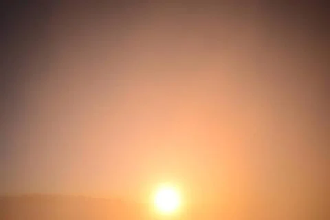 Fantastic cloudscape and sun at sunset time. Fantastic cloudscape and sun ... 스톡 사진