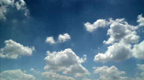 Fantastic cloudy Sky Timelapse Stock Footage 22796365