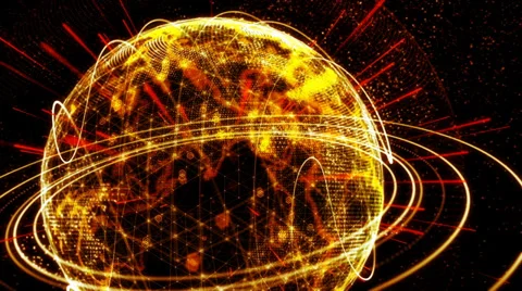 Fantastic Earth Animation Stock Footage 37605831