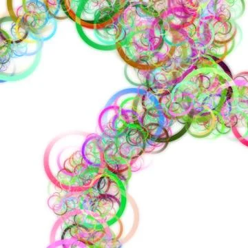 Fantastic elegant circle background design Stock Illustration