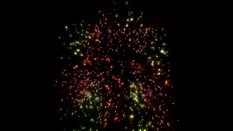 Fantastic fireworks Stock Footage 303308636