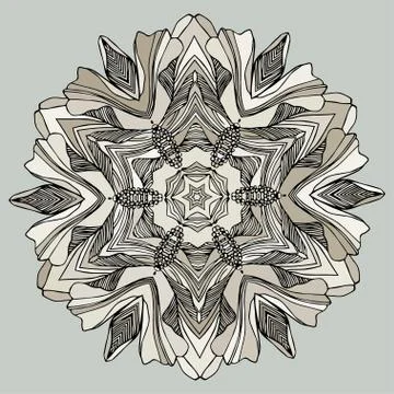Fantastic flower Stock Illustration
