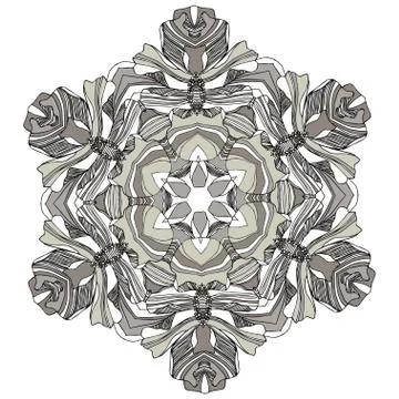 Fantastic flower Stock Illustration