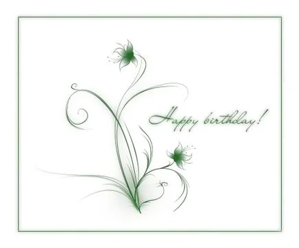 Fantastic flowers Stock Illustration