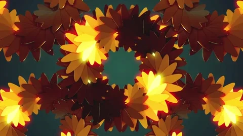 Fantastic Kaleidoscope Background. Video stock 296967349
