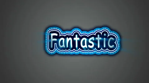 Fantastic label Stock Footage 1142216