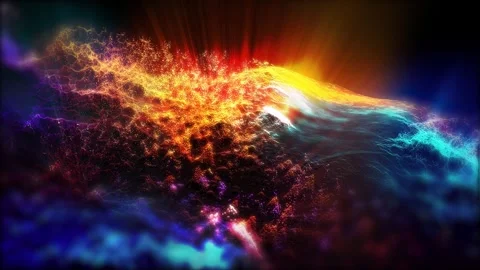 Fantastic landscape Stock Footage 303215087