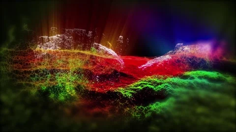 Fantastic landscape Stock Footage 303217263