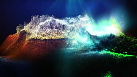 Fantastic landscape Stock Footage 303271122