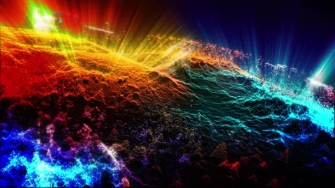 Fantastic landscape Stock Footage 303271761