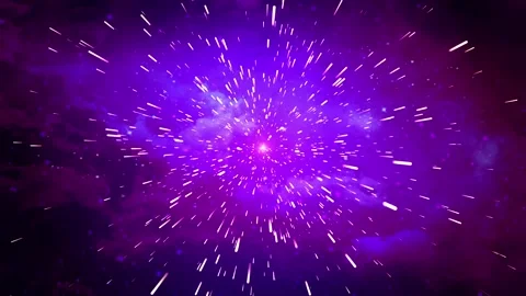 Fantastic movement of cosmic particles. 스톡 동영상 297082045